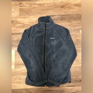 Columbia Navy Full-Zip Fleece Jacket Size Small Women’s